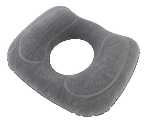 Zn Cojín Inflable Portátil For Silla Con Respaldo De Felpa