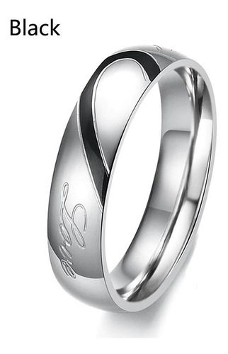 2 Anillos De Compromiso Para Pareja En Diseño Corazón Único