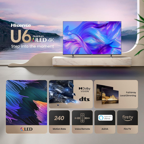 Smart Tv 58 Hisense Series 58u6hf Uled U6 Quantum Dot Led4k