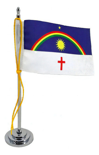 Mini Bandeira Mesa Pernambuco Mastro 15 Cm