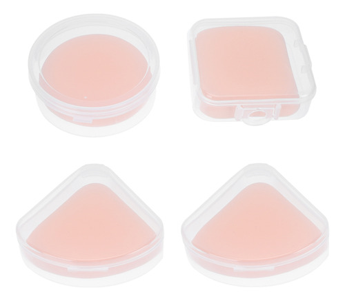 Prácticos Pomos De Maquillaje En Polvo Para Home Trav, 4 Uni