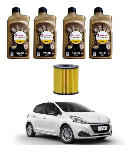 Cambio Aceite Peugeot 208 1.6 Aceite Total 