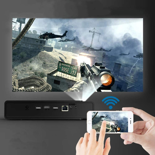 Proyector Inteligente Android V5 Wifi Home Theater Led Portá