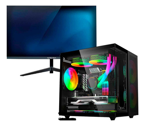 Pc Gamer Monitor 21.5 Ryzen 7 5700g Ssd 1tb Ram 32gb C/wifi