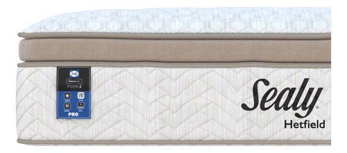 Colchón Matrimonial Sealy Hetf-i Poliesferas High Performance - Firme - 37 Cm De Altura