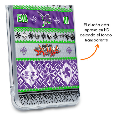 Funda Para Nubia Evangelion Eva 01 Shinji Ugly Sweater Anime Eva 01 Hot 30