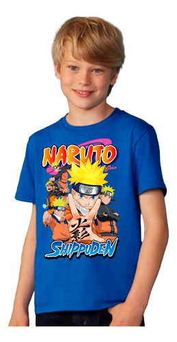 Remera Camiseta Naruto Goku En 3 Hermosos Diseños Y Colores