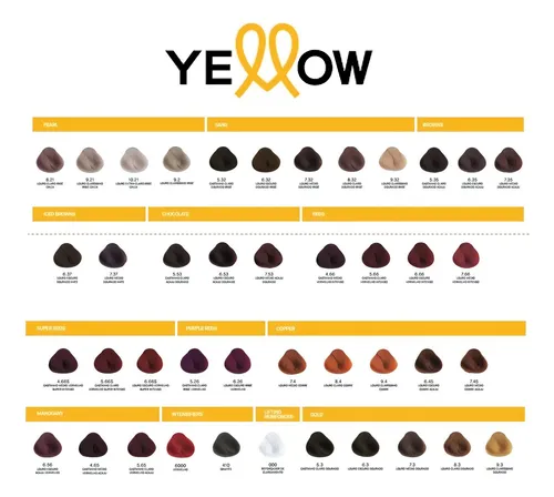 Tinte Yellow Color Permanente 4.0 Castaño Medio 60ml