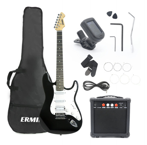 Ermik Kit De Guitarra Eléctrica Para Principiantes De 39 P.