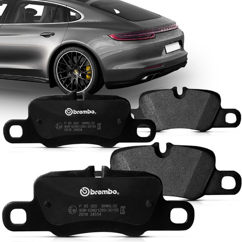 Jogo Pastilha Freio Tras Panamera 971 Turbo 16 17 Low Metal