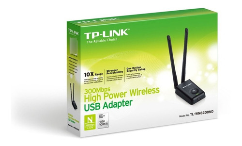 Adaptador Wireless Usb Hpower 500mw 300mb Tplink Tl-wn8200nd