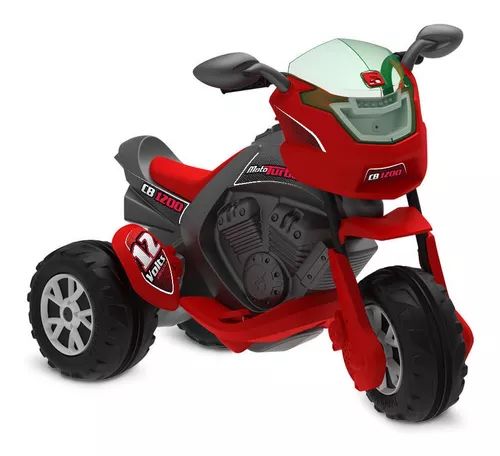 Moto Elétrica Infantil Bandeirante GT2 Turbo 12V Rosa - Bandeirante - 2562  BAND2562