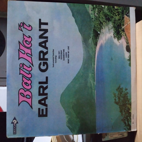 Bali Hai'l Earl Grant Vinyl,lp,acetato Oferta1