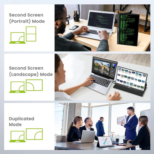 Monitor Portátil 15.6 Pulgadas Tipo C Hdmi Para Laptop Mac