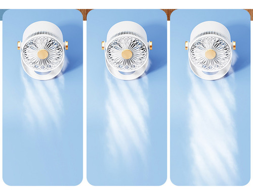 Mini Ventilador Portátil L, Luz Nocturna De 3 Velocidades, R
