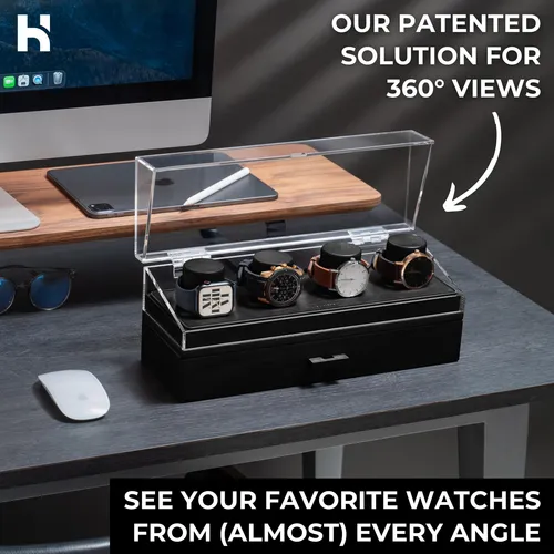 Vitrina Para Relojes Holme & Hadfield Premium De Madera Con