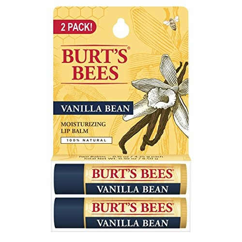 Burt's Bees 100% Natural Moisturizing Lip Balm, Vanilla Bean