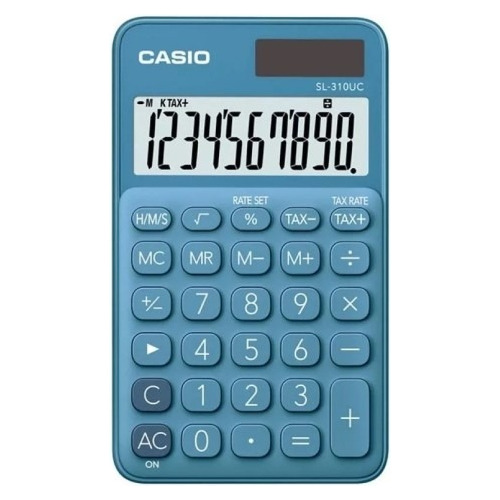 Calculadora Casio Portátil Sl-310uc - Color Azul