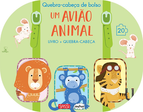 Avião animal, um: quebra-cabeça de bolso, de Pesavento, Giulia. Editora Brasil Franchising Participações Ltda em português, 2019