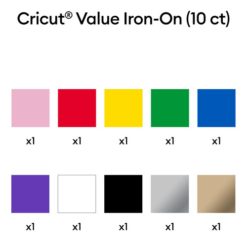Vinilo De Transferencia De Calor Cricut Value, Termoadhesivo
