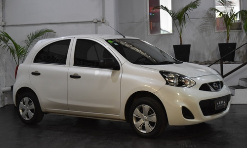 Nissan March Active 2017 Blanco Nafta En Muy Buen Estado!!!