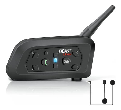 Intercom Moto V6 Pro Bluetooth 1200m - Cascos Moto