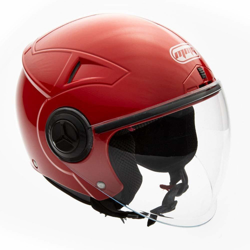 Casco Mmg 51  Con Cara Abierta Con Visera Para Motocicle Csc