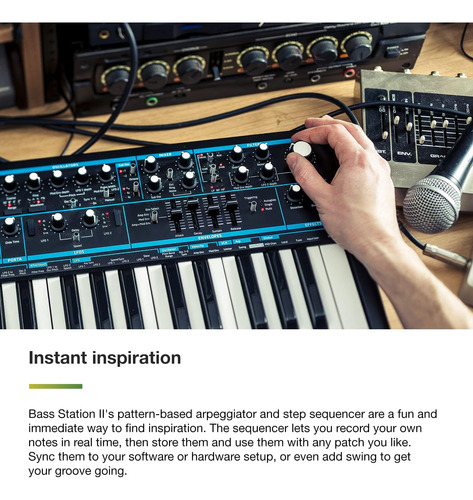 Novation Bass Station Ii Analog Monosynth: Incluye 64 Parche