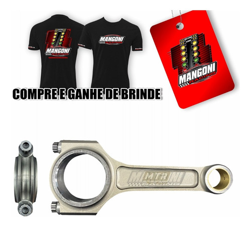 Imagem 3 de 5 de Jogo Biela Vw Ap Mtr 144mm Pino20 Pro Boost 1000cv + Brindes
