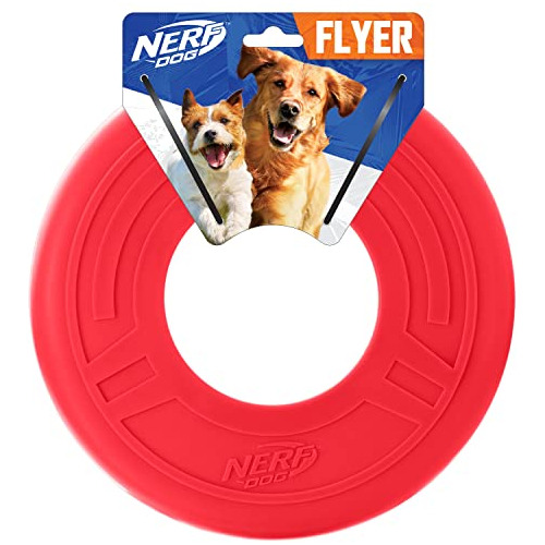 Juguete Para Perro Nerf Dog Atomic Flyer, Disco Volador, Lig