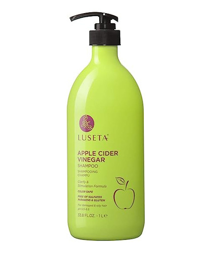 Luseta Apple Cider Vinegar Shampoo For Damaged And Oily Hair