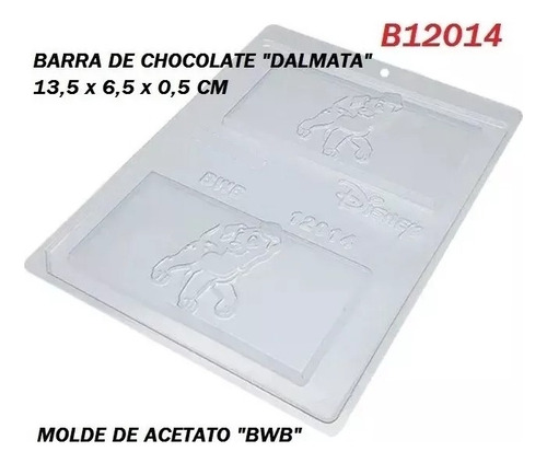 Molde De Acetato Bwb - Tableta Dalmata (*b12014)