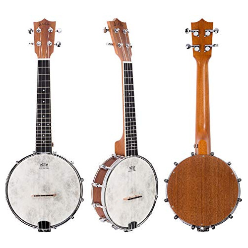 Banjolele De 4 Cuerdas, Ukelele Banjo Tamaño Concierto...