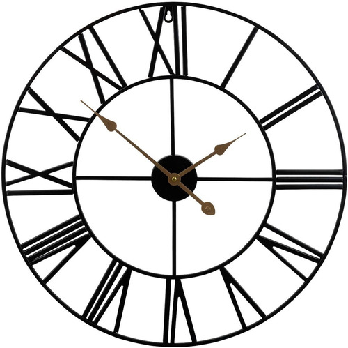 Reloj De Pared Decorativo, Con Números Romanos.