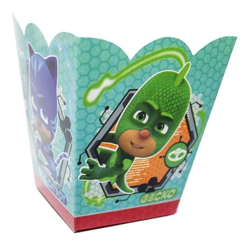 Pack X 6 Cajas Pochocleras Pj Masks Original Cotillón Disney