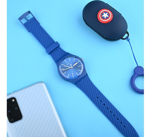 Reloj Swatch Original Bricablue Suon711