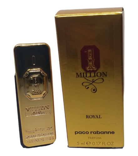 Perfume Miniatura Paco Rabanne One Milion Royal 5 Ml Parfum 