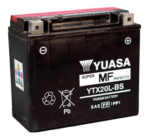 Bateria Yuasa Ytx20l-bs Gel Agm Emporio