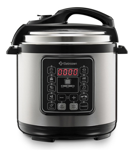 Elt-808 Panela De Pressão Elétrica 6 Litros Inox Eletrozon