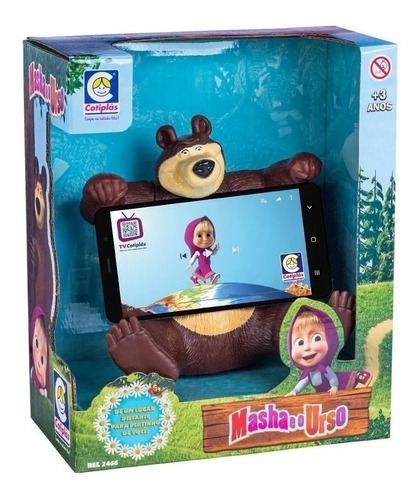 Boneco Urso Da Masha E Urso - Cotiplas