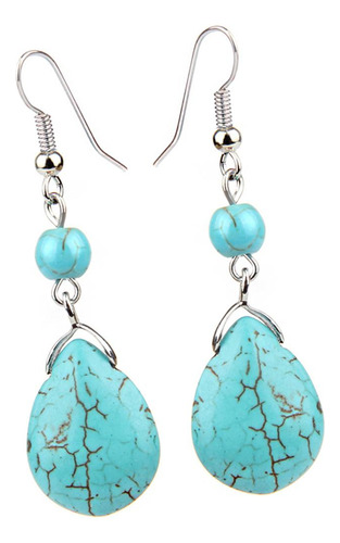 Pendientes Nupciales Pendientes De Retro Pendientes Azul