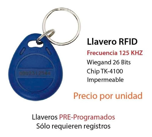 Llave Proximidad Contacto Compatible Rfid Sovica 4 Llaves