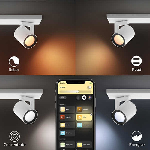 Imagen 9 de 9 de 6 Pack Philips Hue Gu10 White&color Ambience Bt