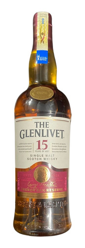 Botella De Whisky 700ml The Glenlivet De 15 Años Age