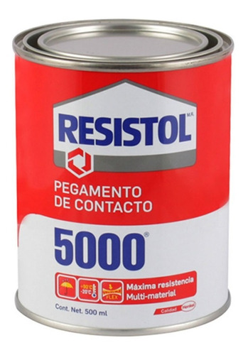 Resistol 5000 De Contacto Amarillo Lata 500ml