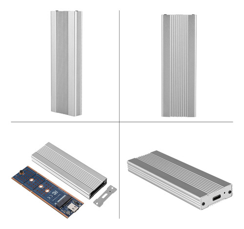 Carcasa De Disco Duro Ssd Usb3.1 A M.2 Nvme Ngff Pcie To