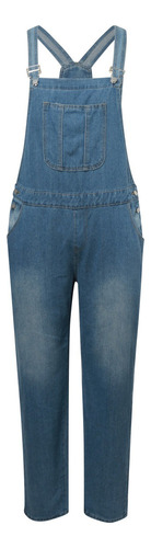 Pantalones Vaqueros Simples Con Tirantes De Mezclilla For H