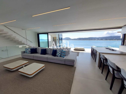 Imagem 3 de 30 de Casa Recém Construída, 6 Suítes, Pier Jet Ski, Enseada - V3350