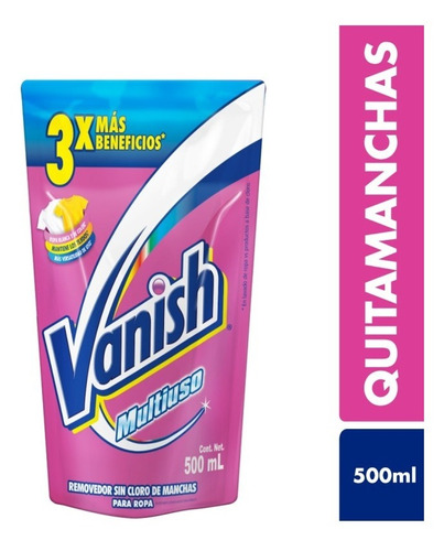 Vanish Multiuso Líquido Quitamancha 650ml Protector De Color