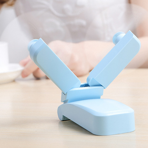 Mini Ventilador Plegable Recargable De Doble Cabezal, Tamaño